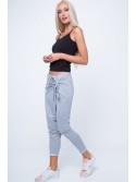 Light gray wrap sweatpants BB21886 - Online store - Boutique